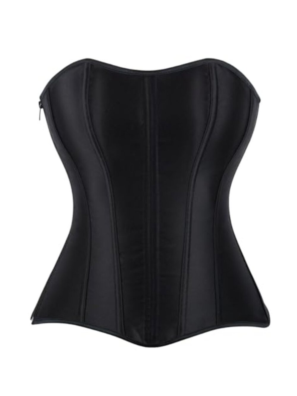 Vintage Overbust Corset for Women Lace Up Sweetheart Shapewear Renaissance